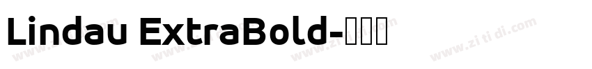 Lindau ExtraBold字体转换